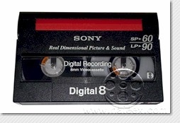 Transfert Cassettes Digital 8 sur DVD
